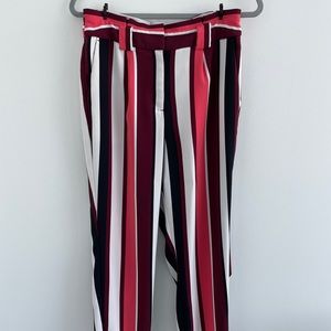 High Waisted Striped Pants
